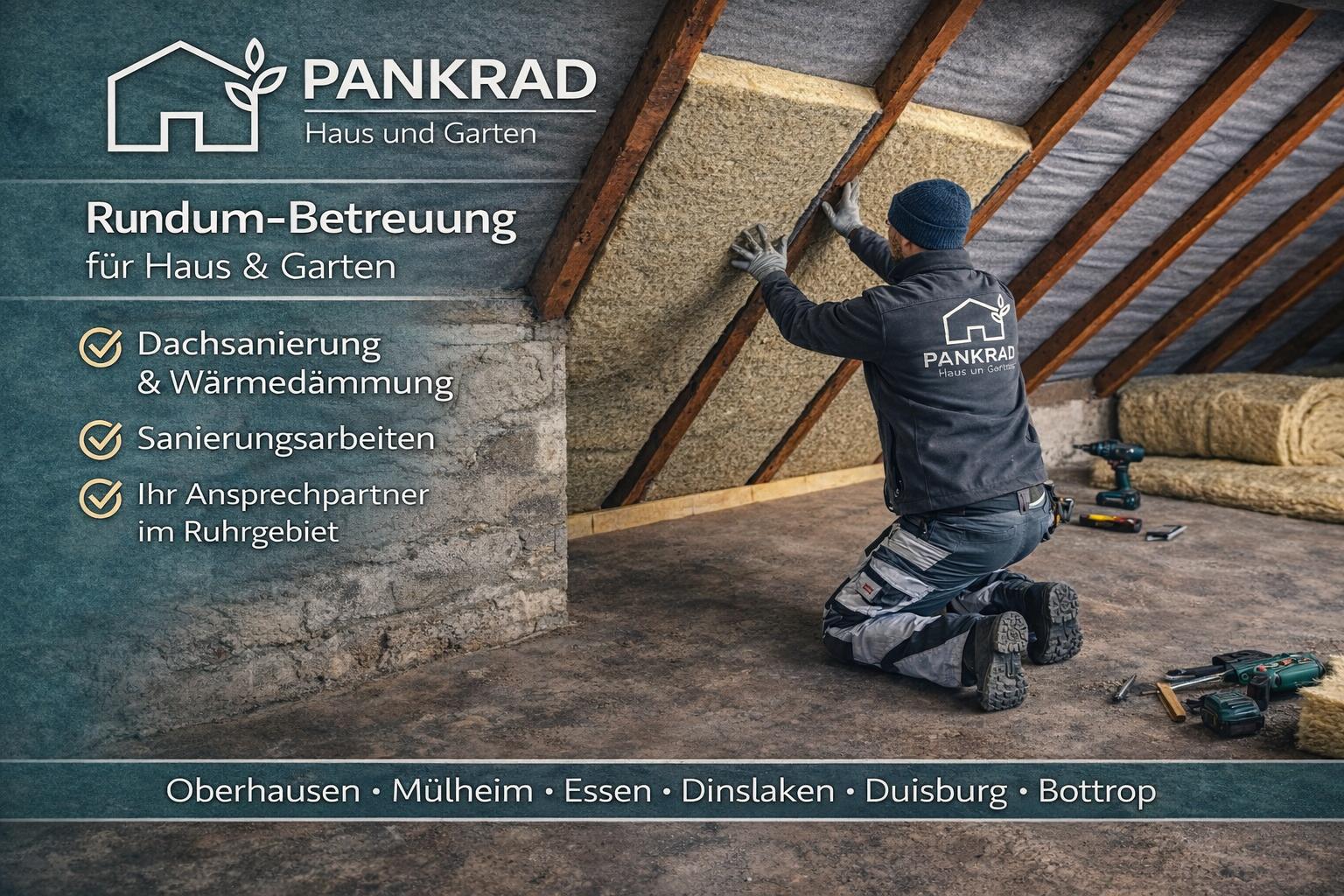 Wärmedämmung in Mülheim an der Ruhr – Energie sparen mit Pankrad aus Oberhausen